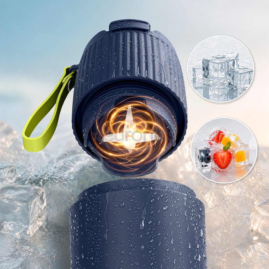 Tefal Lightmix+, 590 ml, dark blue - Portable blender