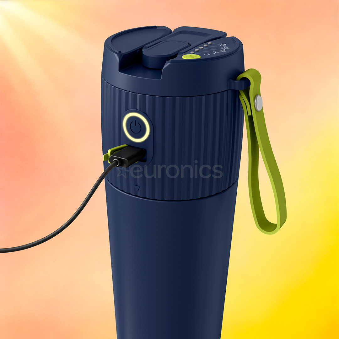 Tefal Lightmix+, 590 ml, dark blue - Portable blender