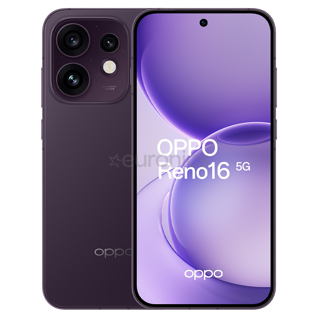 OPPO Reno16 5G, 256 GB, lilla - Nutitelefon