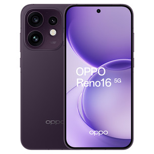 OPPO Reno16 5G, 512 GB, lilla - Nutitelefon