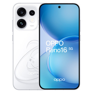 OPPO Reno16 5G, 512 GB, valge - Nutitelefon