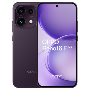 OPPO Reno16 F 5G, 256 GB, lilla - Nutitelefon
