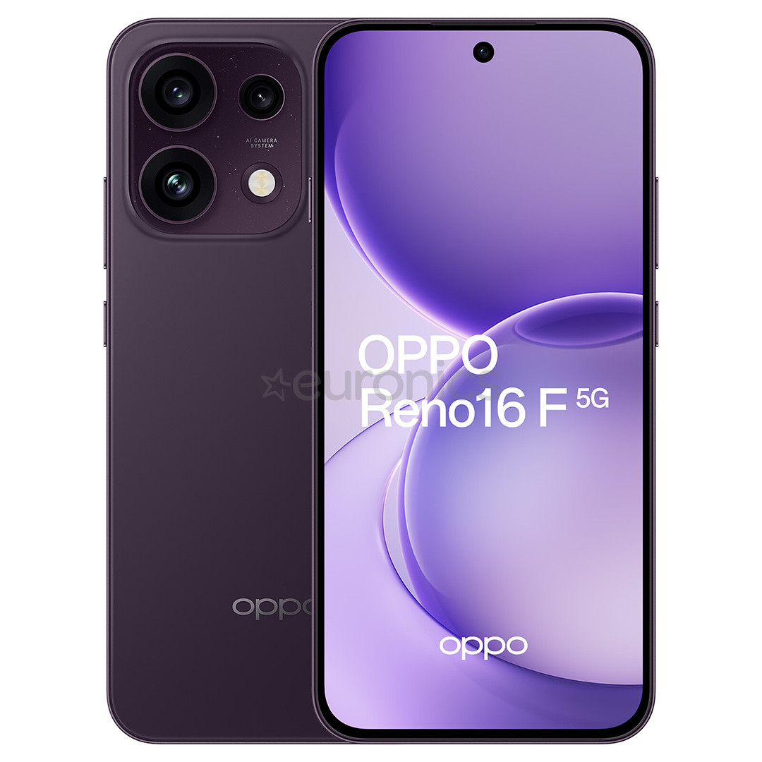 OPPO Reno16 F 5G, 256 GB, lilla - Nutitelefon