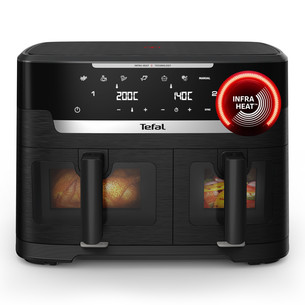Tefal Ever Fry XXL Dual, 2700 W, 11 L, must - Kuumaõhufritüür