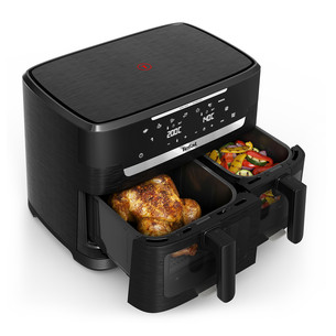 Tefal Ever Fry XXL Dual, 2700 W, 11 L, must - Kuumaõhufritüür