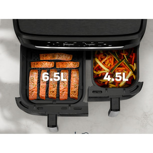 Tefal Ever Fry XXL Dual, 2700 W, 11 L, must - Kuumaõhufritüür