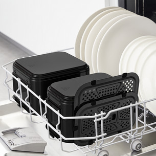Tefal Ever Fry XXL Dual, 2700 W, 11 L, must - Kuumaõhufritüür