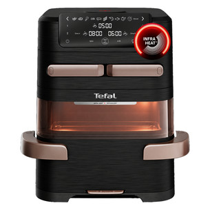 Tefal Ever Fry Trio, 2850 W, 12 L, black/copper - Air fryer EY968FE0