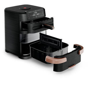 Tefal Ever Fry Trio, 2850 W, 12 L, black/copper - Air fryer