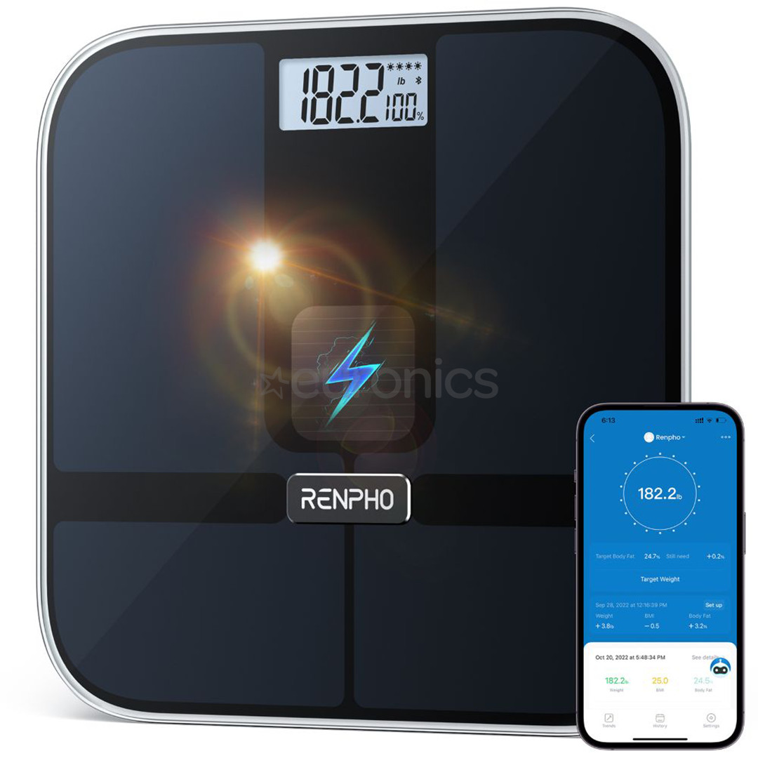 Renpho Elis Solar 2, черный - Диагностические весы