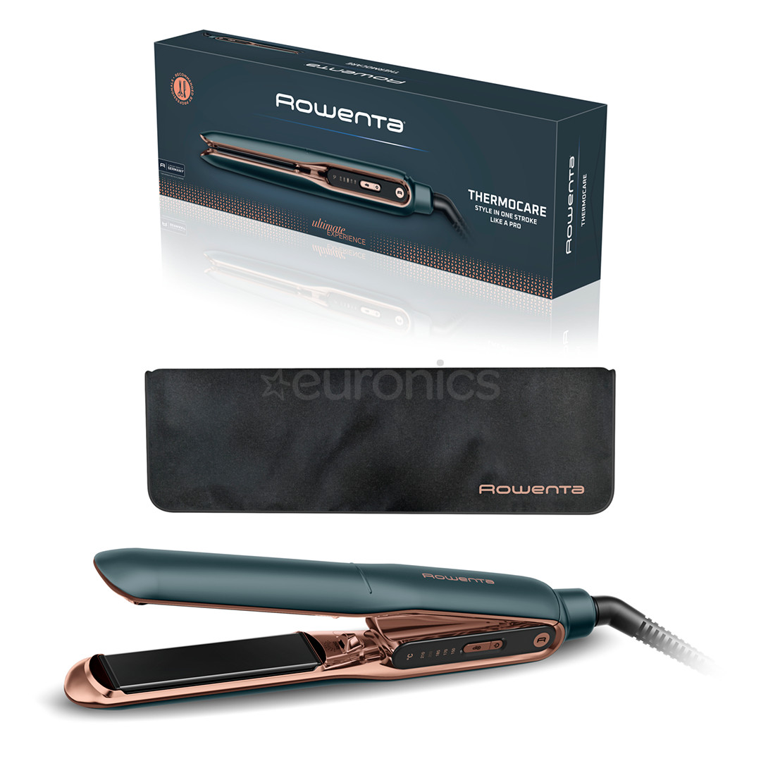 Rowenta Thermocare, синий/медный - Щипцы для выпрямления волос