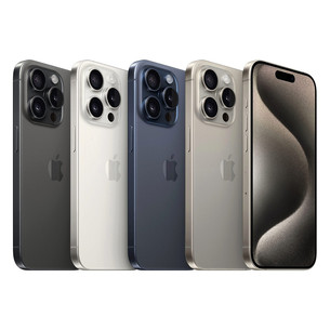 Refurbished Apple iPhone 15 Pro, 128 GB, graphite - Smartphone