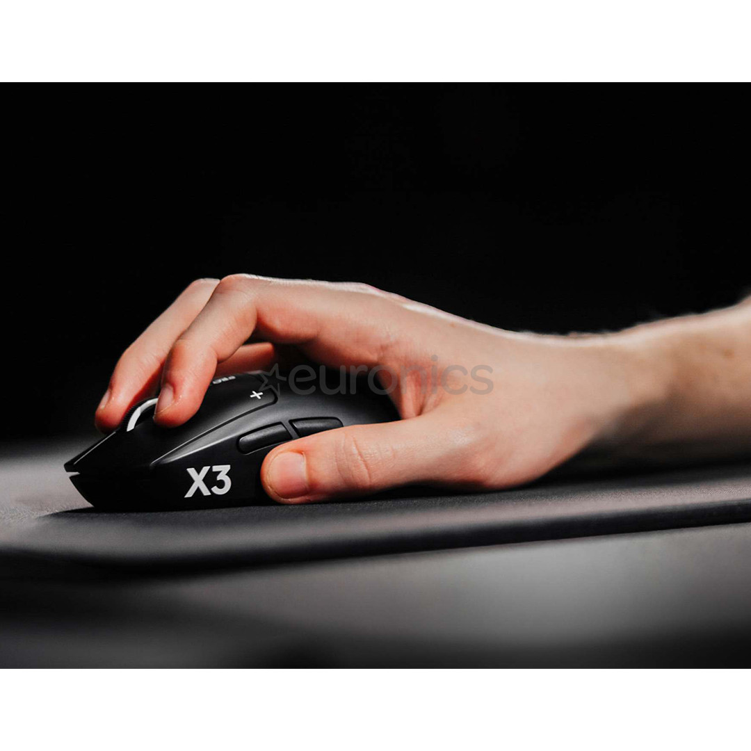 Logitech Pro X3 Superstrike, midnight black - Wireless mouse
