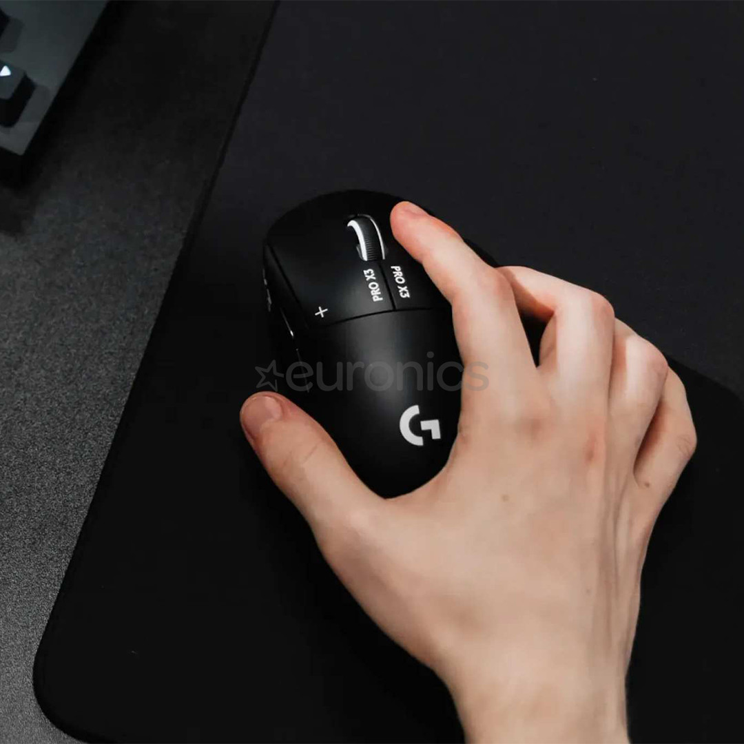 Logitech Pro X3 Superstrike, midnight black - Wireless mouse