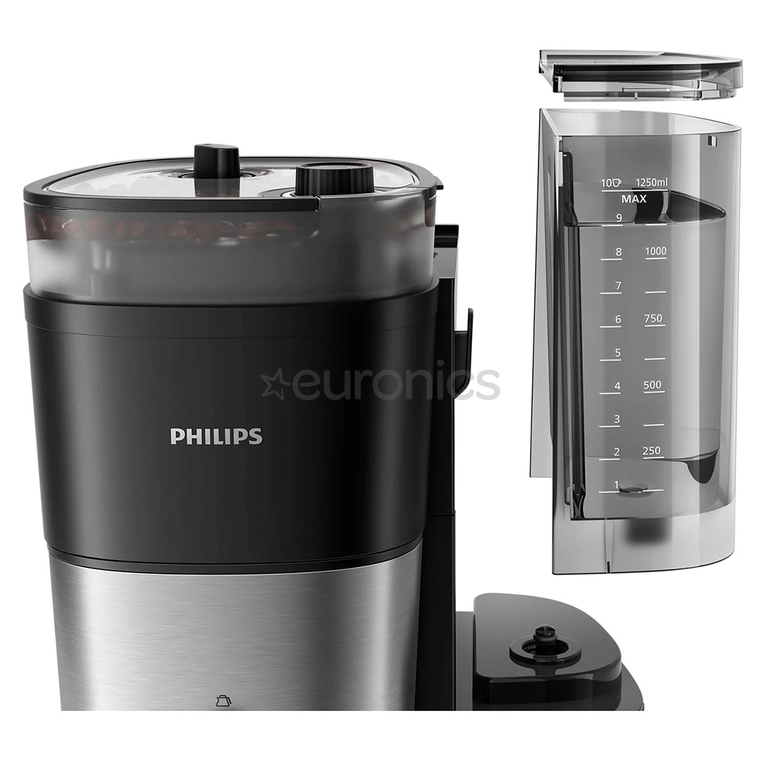 Philips All-in-1 Brew, 1000 W, 1.25 L, must - Filterkohvimasin