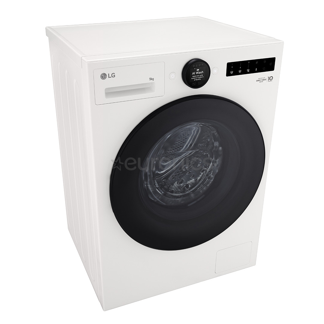 LG, 9 kg, sügavus 47.5 cm, 1200 p/min - Eestlaetav pesumasin