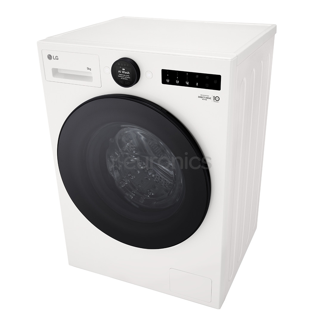 LG, 9 kg, sügavus 47.5 cm, 1200 p/min - Eestlaetav pesumasin