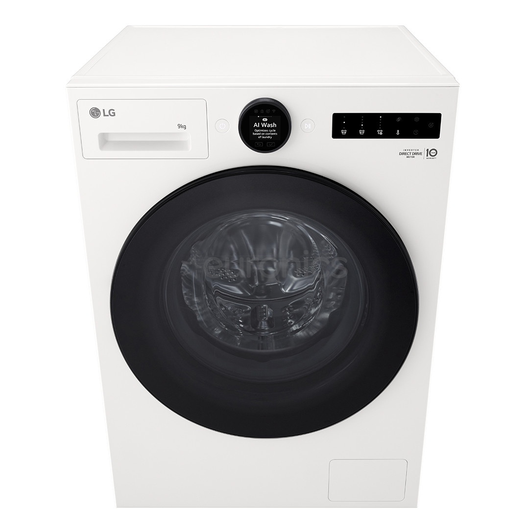 LG, 9 kg, sügavus 47.5 cm, 1200 p/min - Eestlaetav pesumasin