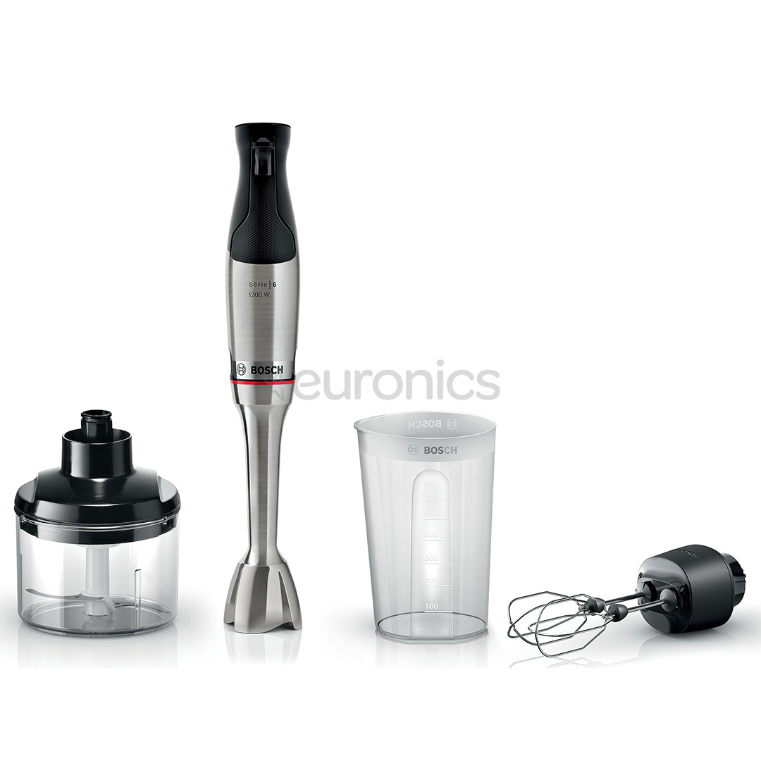 Bosch ErgoMaster, Seeria 6, 1200 W, roostevaba teras - Saumikser