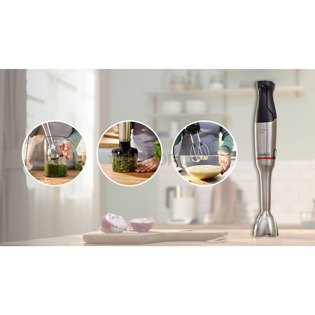 Bosch ErgoMaster, Seeria 6, 1200 W, roostevaba teras - Saumikser