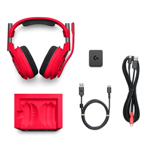 Logitech ASTRO A50 X LIGHTSPEED, punane - Juhtmevaba peakomplekt