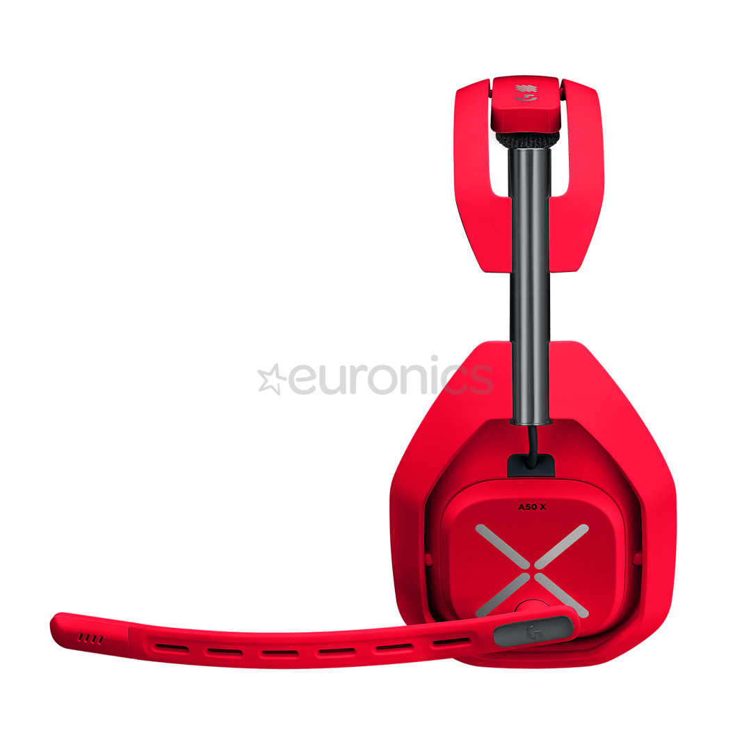 Logitech ASTRO A50 X LIGHTSPEED, punane - Juhtmevaba peakomplekt