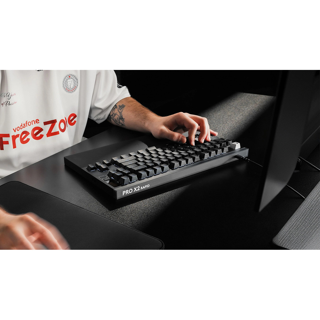 Logitech Pro X2 TKL Rapid, US, черный - Клавиатура