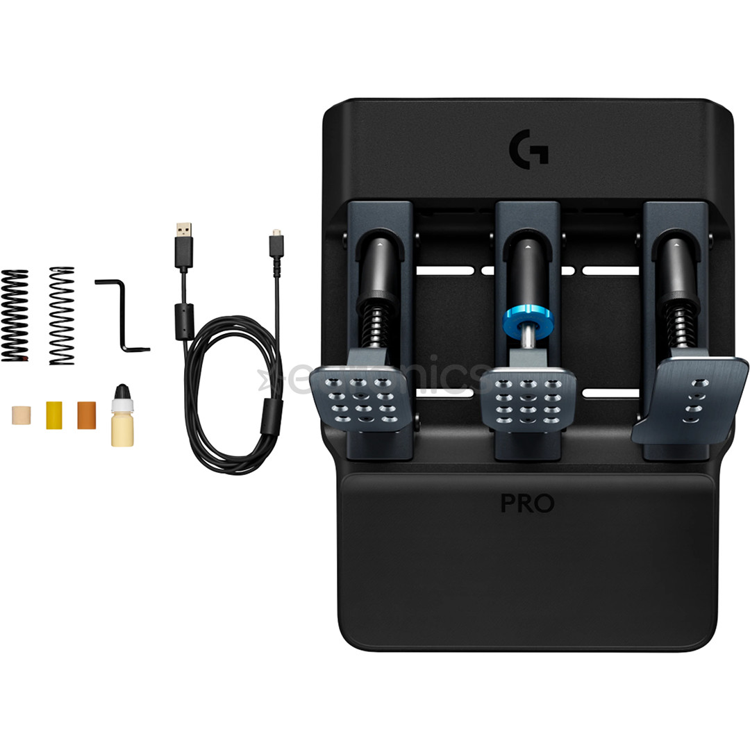 Logitech G Pro Racing Pedals, черный - Педали для симулятора