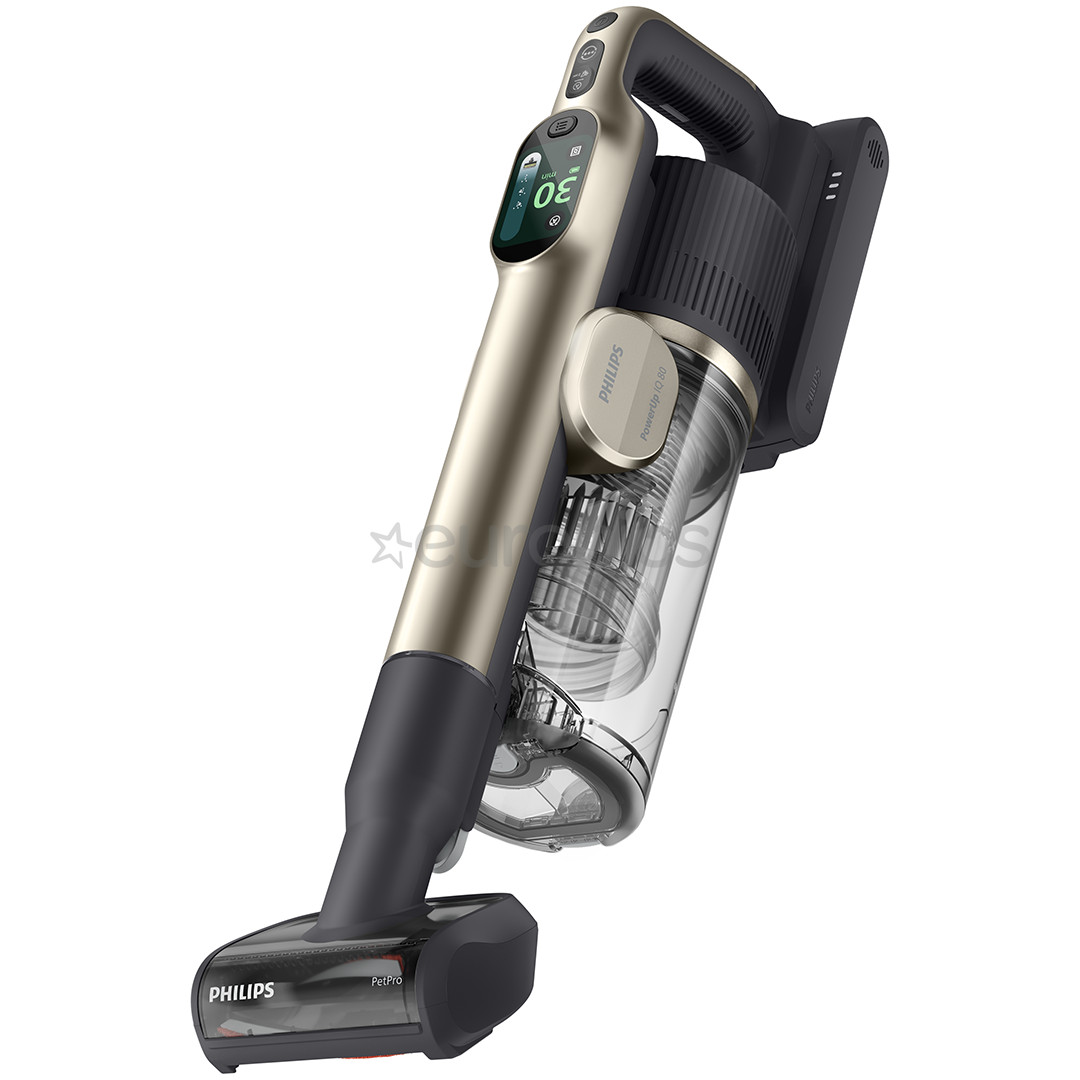 Philips PowerUp IQ 80 Aqua+ Complete, beige - Cordless vacuum cleaner