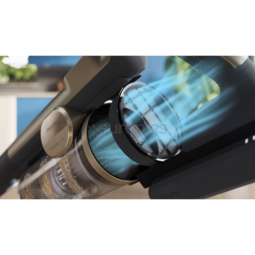 Philips PowerUp IQ 80 Aqua+ Complete, beige - Cordless vacuum cleaner