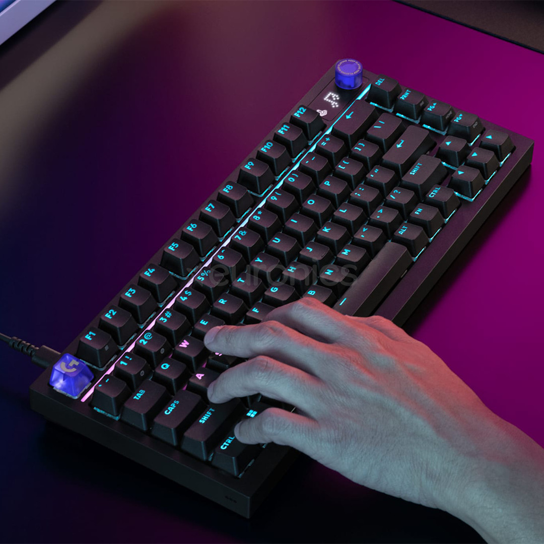 Logitech G316 X 75, tactile, US, must - Klaviatuur
