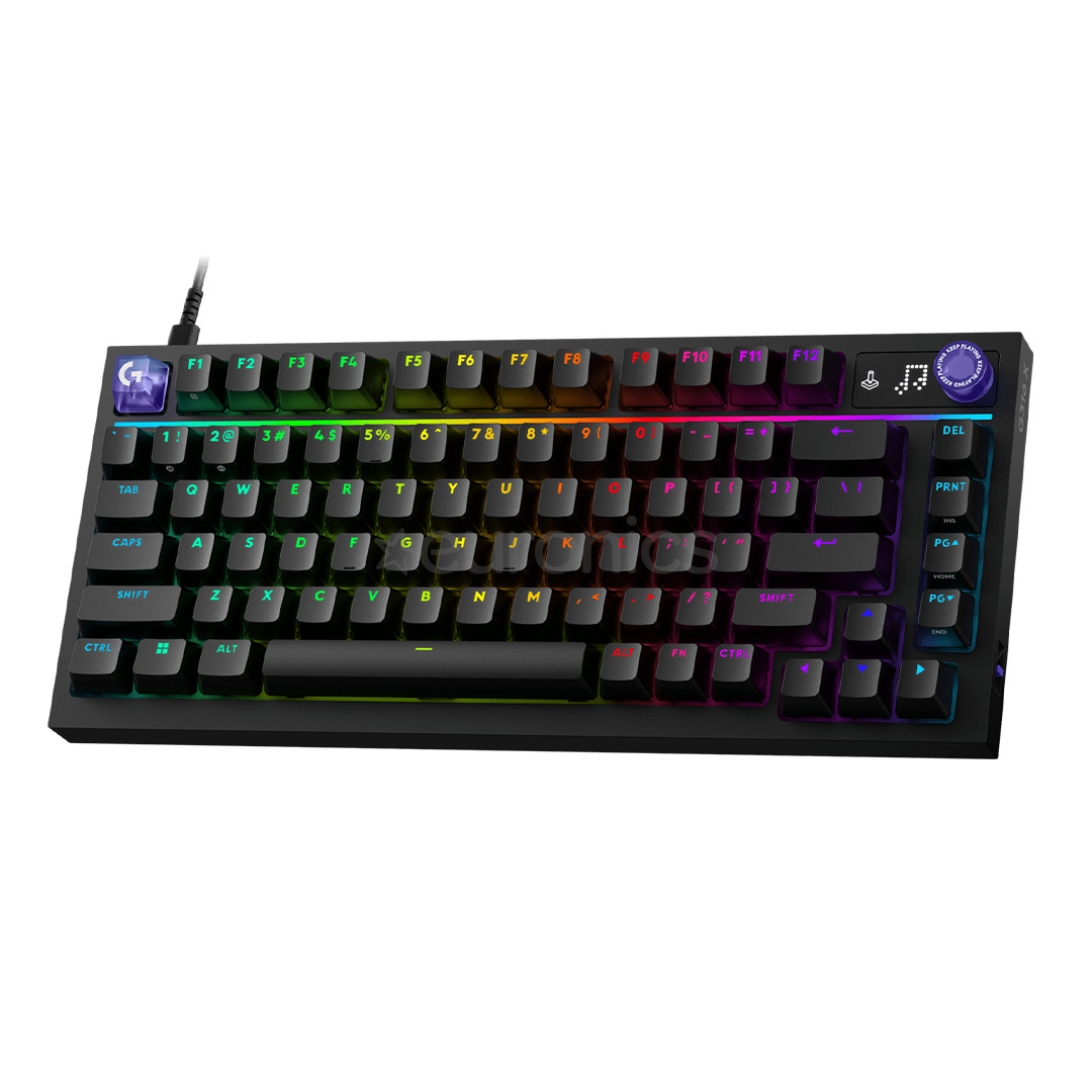 Logitech G316 X 75, tactile, US, must - Klaviatuur