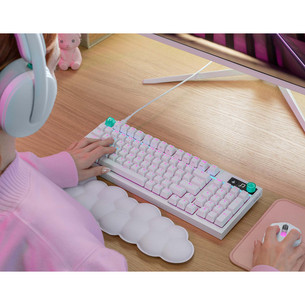 Logitech G316 X 75, tactile, US, valge - Klaviatuur