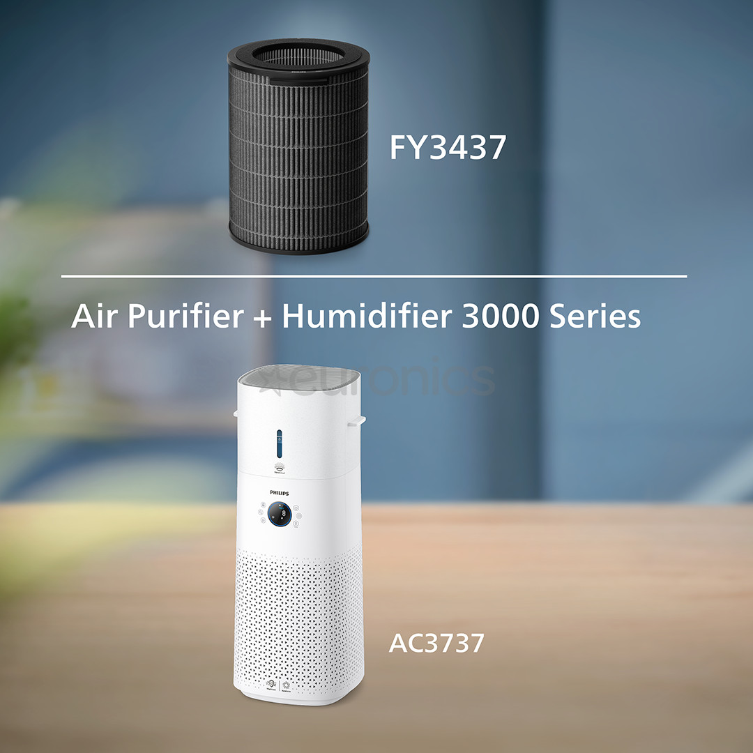 Philips 3000 Series, white - Air purifier-humidifier