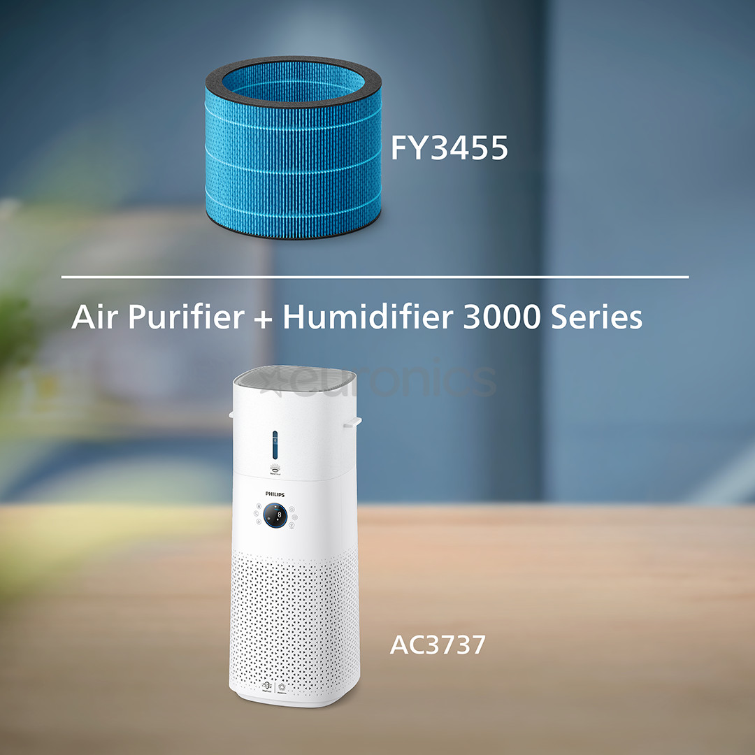 Philips 3000 Series, white - Air purifier-humidifier