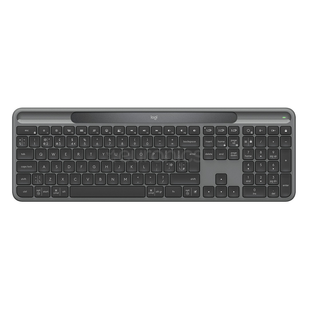 Logitech Signature Slim Solar+ K980, US, must - Juhtmevaba klaviatuur
