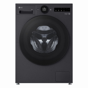 LG, 9 kg, sügavus 47.5 cm, 1200 p/min, must - Eestlaetav pesumasin F2X70S9TBB.AEBQPCE