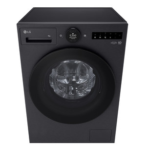 LG, 9 kg, sügavus 47.5 cm, 1200 p/min, must - Eestlaetav pesumasin
