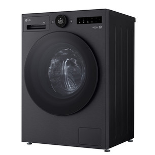 LG, 9 kg, sügavus 47.5 cm, 1200 p/min, must - Eestlaetav pesumasin