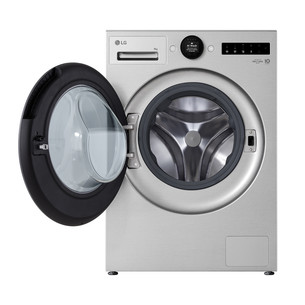 LG, 9 kg, depth 47.5 cm, 1200 rpm, silver - Front load washing machine