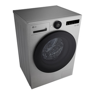 LG, 9 kg, depth 47.5 cm, 1200 rpm, silver - Front load washing machine