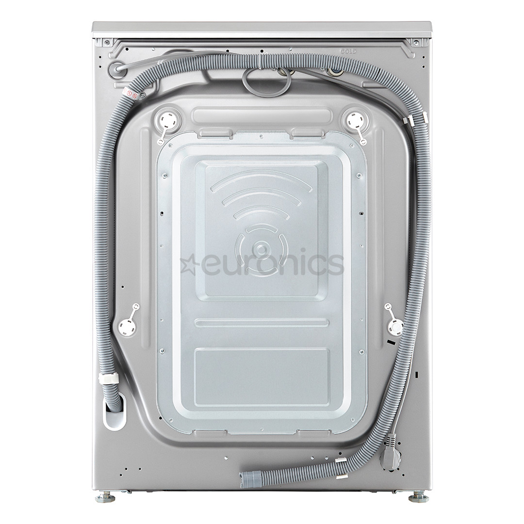 LG, 9 kg, depth 47.5 cm, 1200 rpm, silver - Front load washing machine