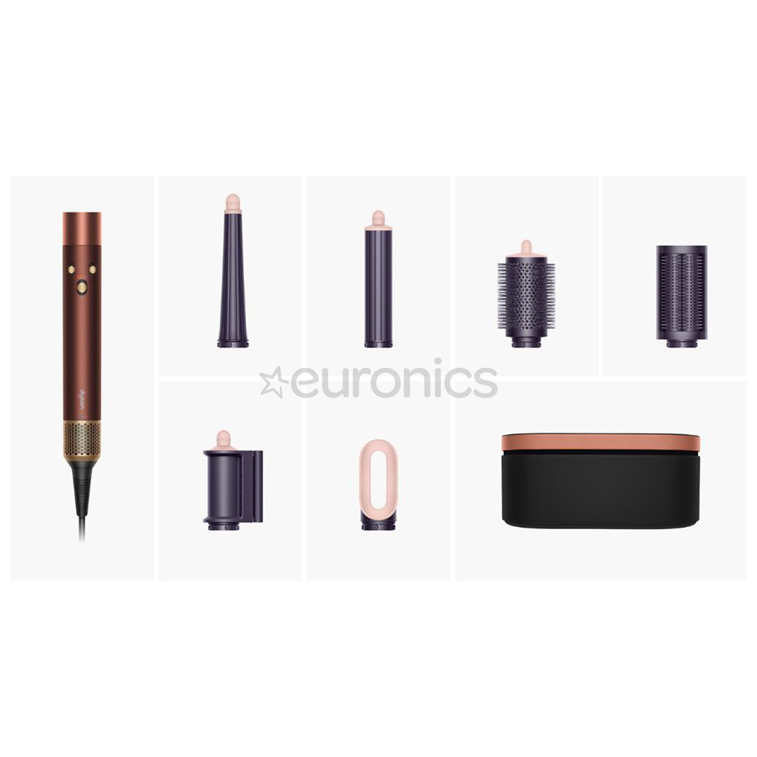 Dyson Airwrap i.d.™, Bluetooth®, 1300 W, Straight+Wavy, Plum/Copper - Airstyler