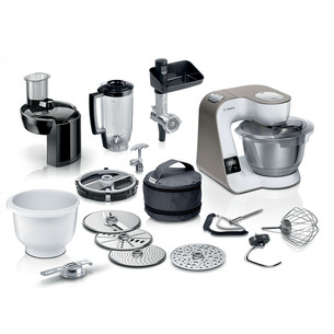 Bosch MUM 5, Seeria 4, 1000 W, valge/pronks - Köögikombain