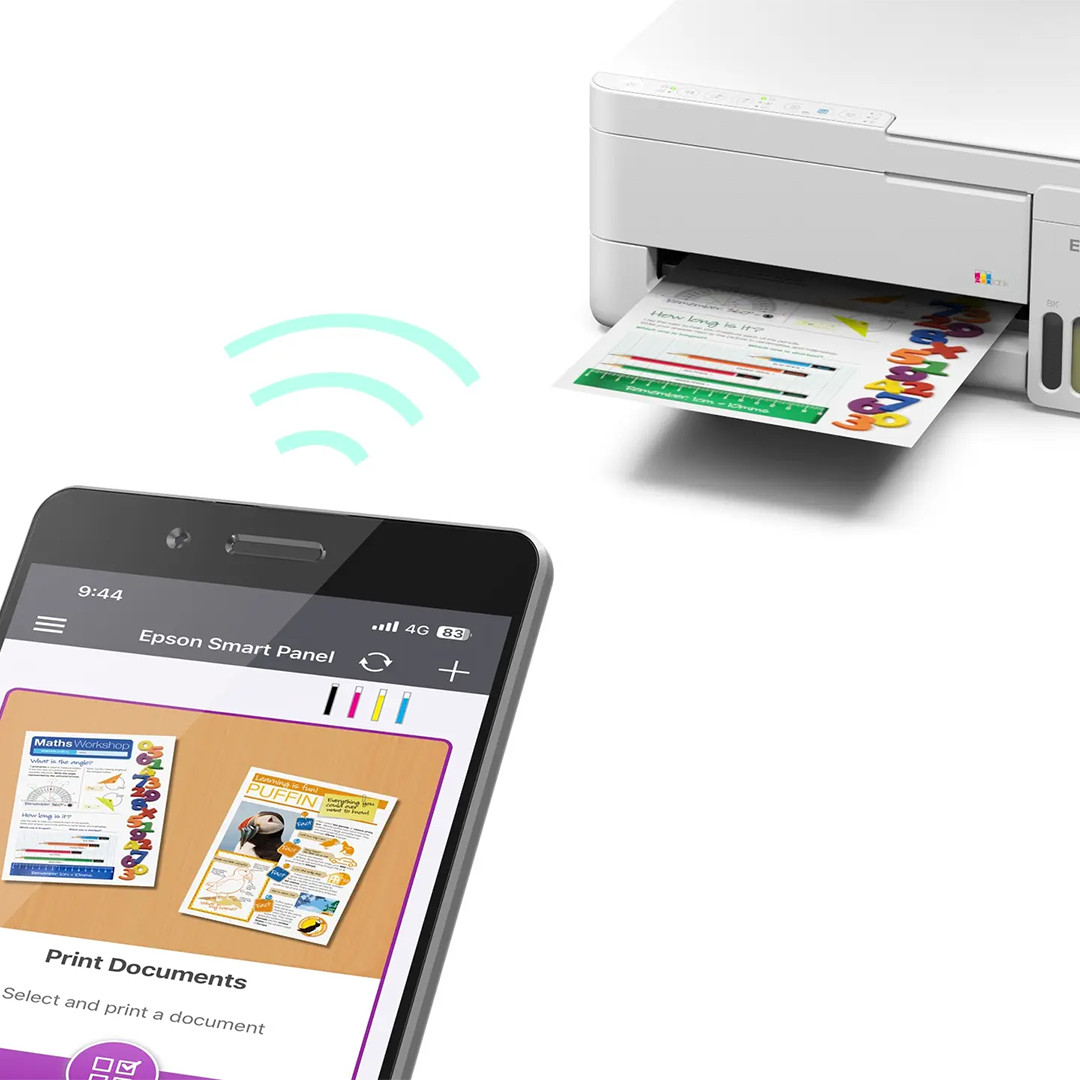 Epson EcoTank L3356, white - Multifunctional color-inkjet printer