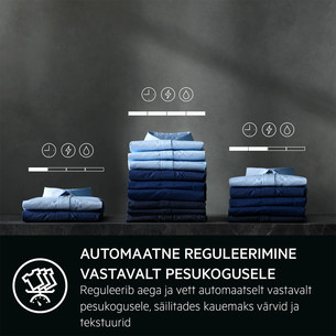 AEG 7000 Series ProSteam, 9 kg, depth 57.2 cm, 1400 rpm - Front load washing machine