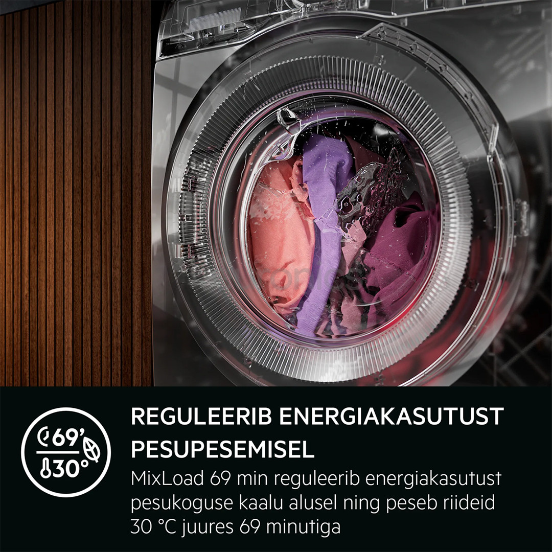 AEG 7000 Series ProSteam, 9 kg, depth 57.2 cm, 1400 rpm - Front load washing machine