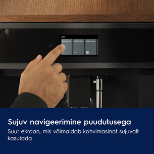 Electrolux 800 Seeria, matt black - Built-in espresso machine