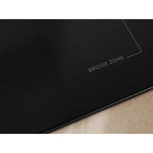 Electrolux 600 XT Bridge, laius 60 cm, must - Integreeritav pliidiplaat õhupuhastiga
