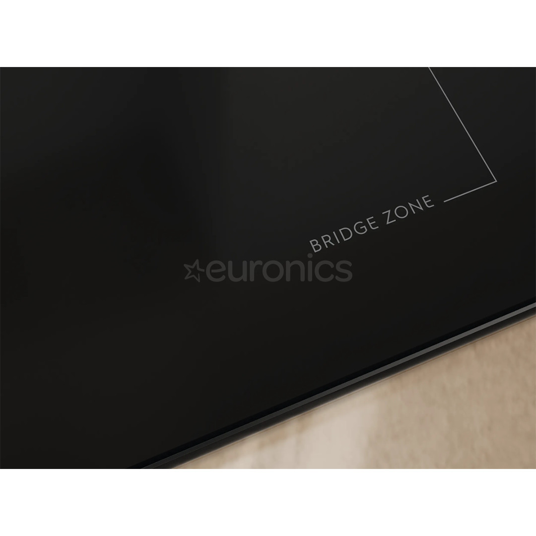 Electrolux 600 XT Bridge, laius 60 cm, must - Integreeritav pliidiplaat õhupuhastiga